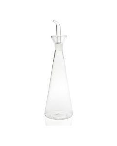 Aceitera de vidrio ø8x28,5cm 500ml ms64322 andrea house