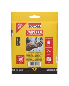 Bolsa de 20 toallitas swipex xxl soudal 120874