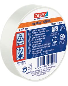 CINTA AISLANTE 53988-10MX19MM BLANCA
