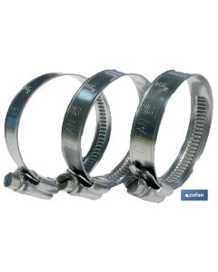 ABRAZADERA INOX A-2 BANDA 9mm  70-90 COFAN